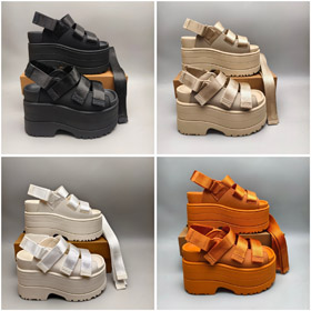 UGG Goldenrise Stylish and Simple Roman Sandals 7.5cm-4521  